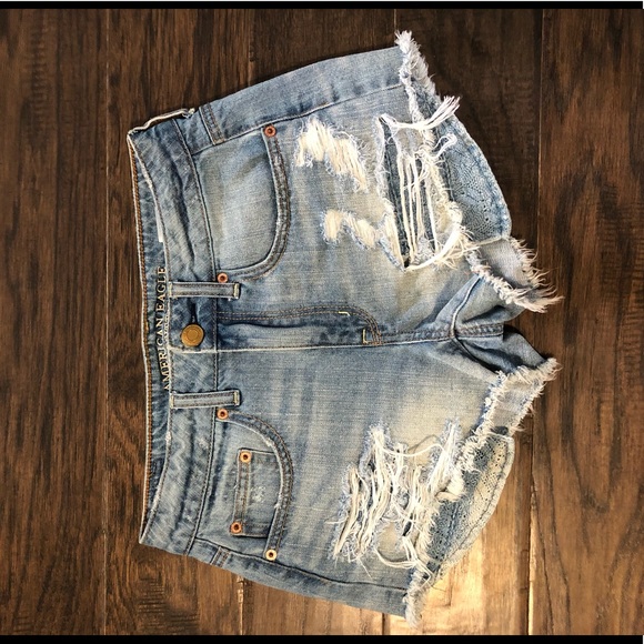 High rise jean shorts AMERICAN EAGLE - Picture 1 of 5